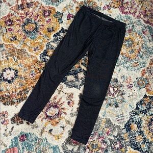 Kids navy/denim stretch pants